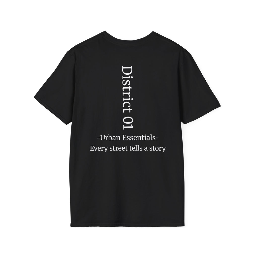 Urban District Minimalist Tee – Black