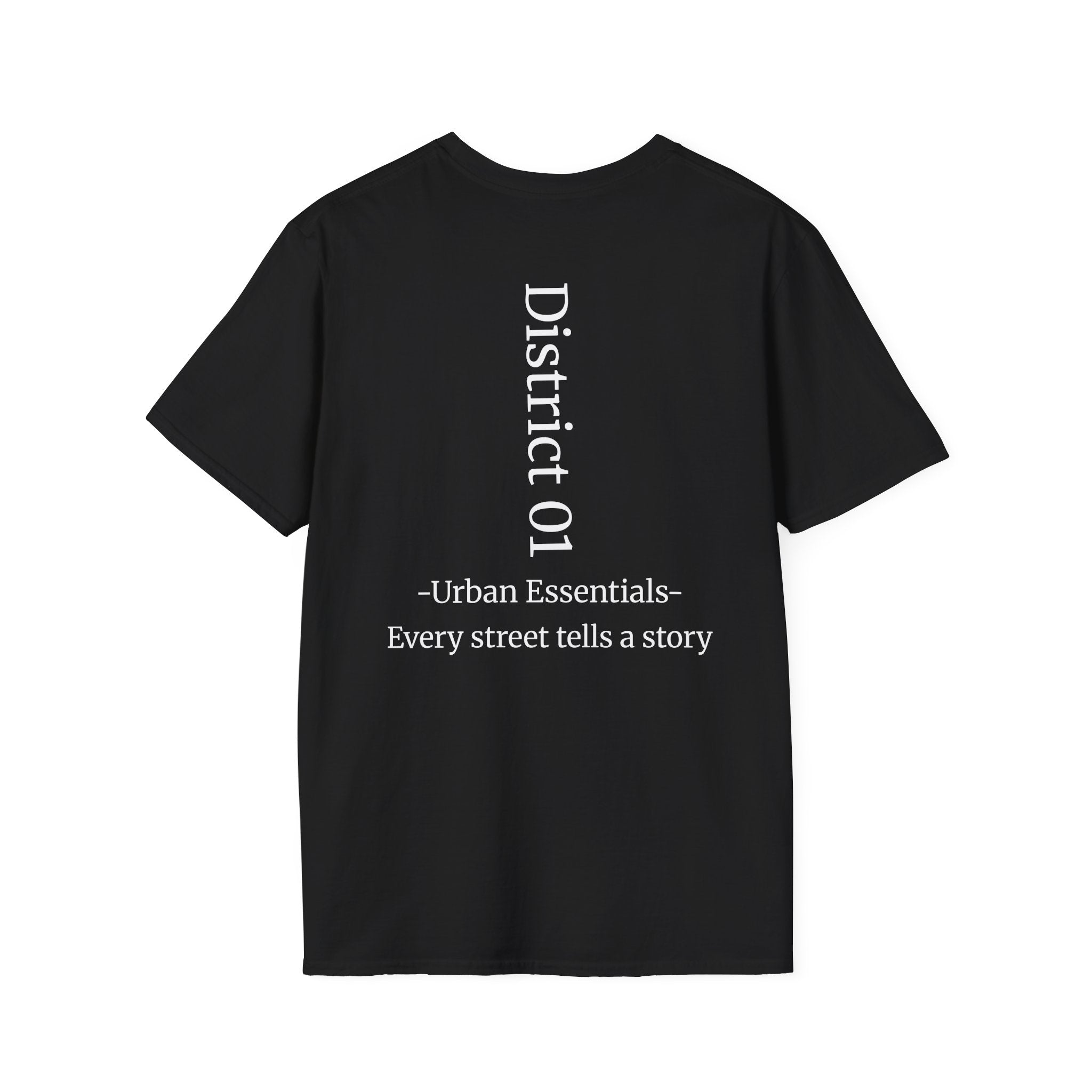 Urban District Minimalist Tee – Black