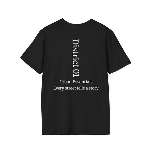 Urban District Minimalist Tee – Black