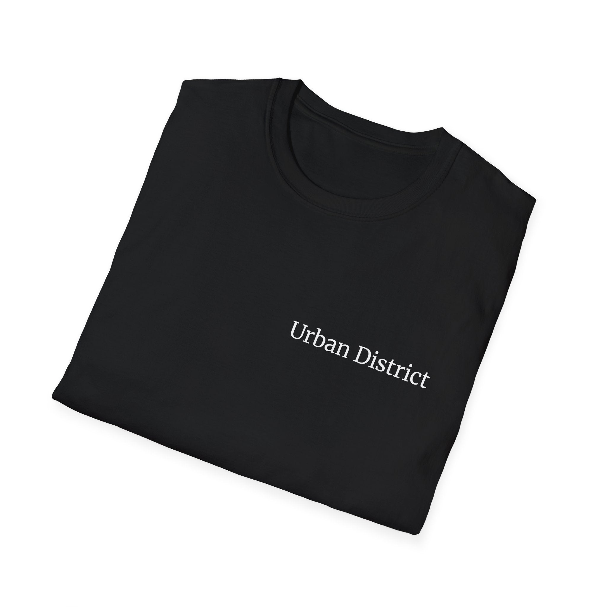 Urban District Minimalist Tee – Black