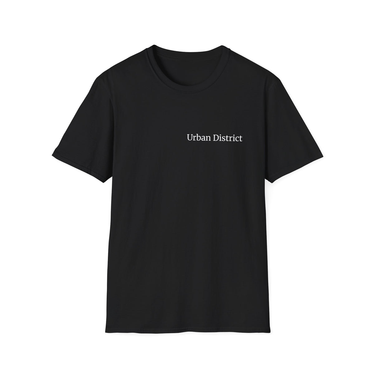 Urban District Minimalist Tee – Black